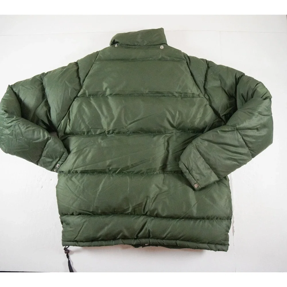 Vintage The North Face Jacket Mens Large Green Puffer Down Filled 70s RARE